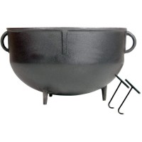 15-Gallon PreSeasoned Cast Iron Jambalaya Pot big stew pot